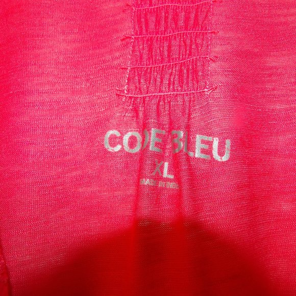 Code Bleu Lightweight Embroidered Button Down Shirt Sz XL - Picture 5 of 7